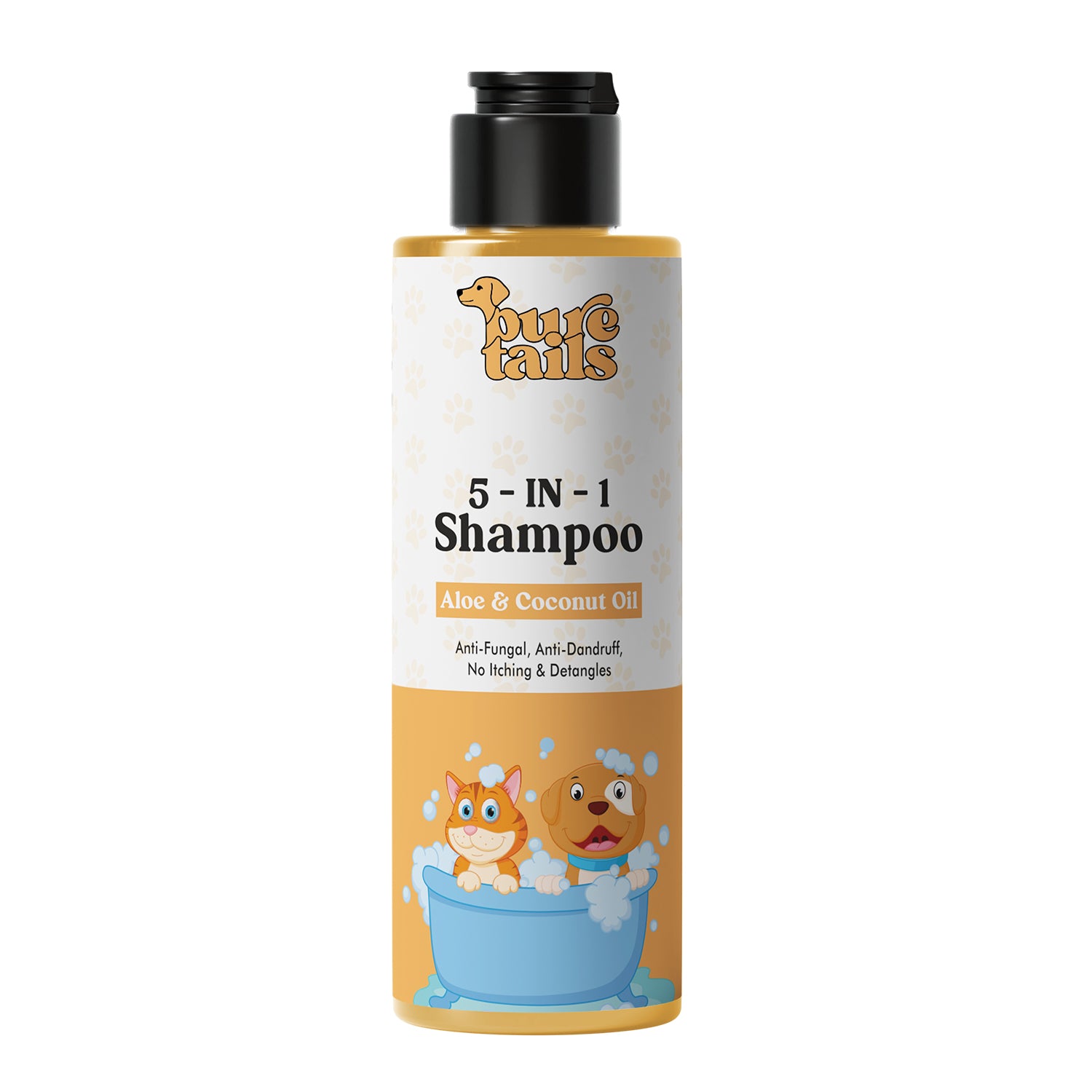 5-in-1 Aloe and Coconut Oil Shampoo  Puretails