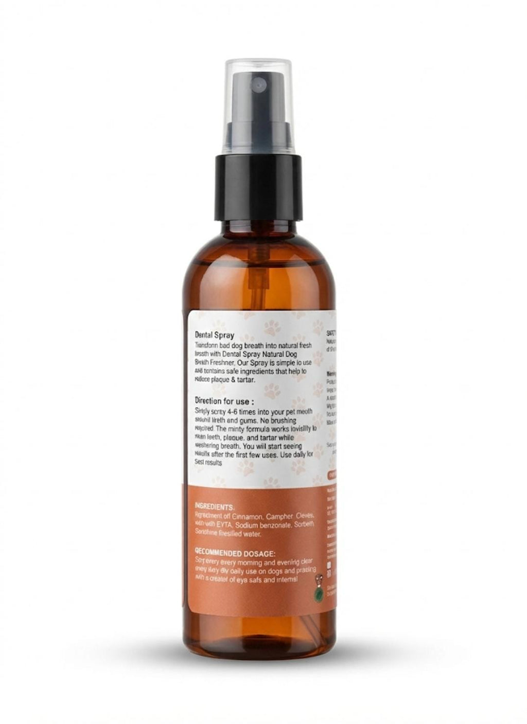 Pure Tails (Combo of 3) Neem Tea Tree Tick Flea Shampoo, Dental Spray Cinnamon, Topical Antiseptic Spray - Pet Anti-Tick Oral Skin Kit.