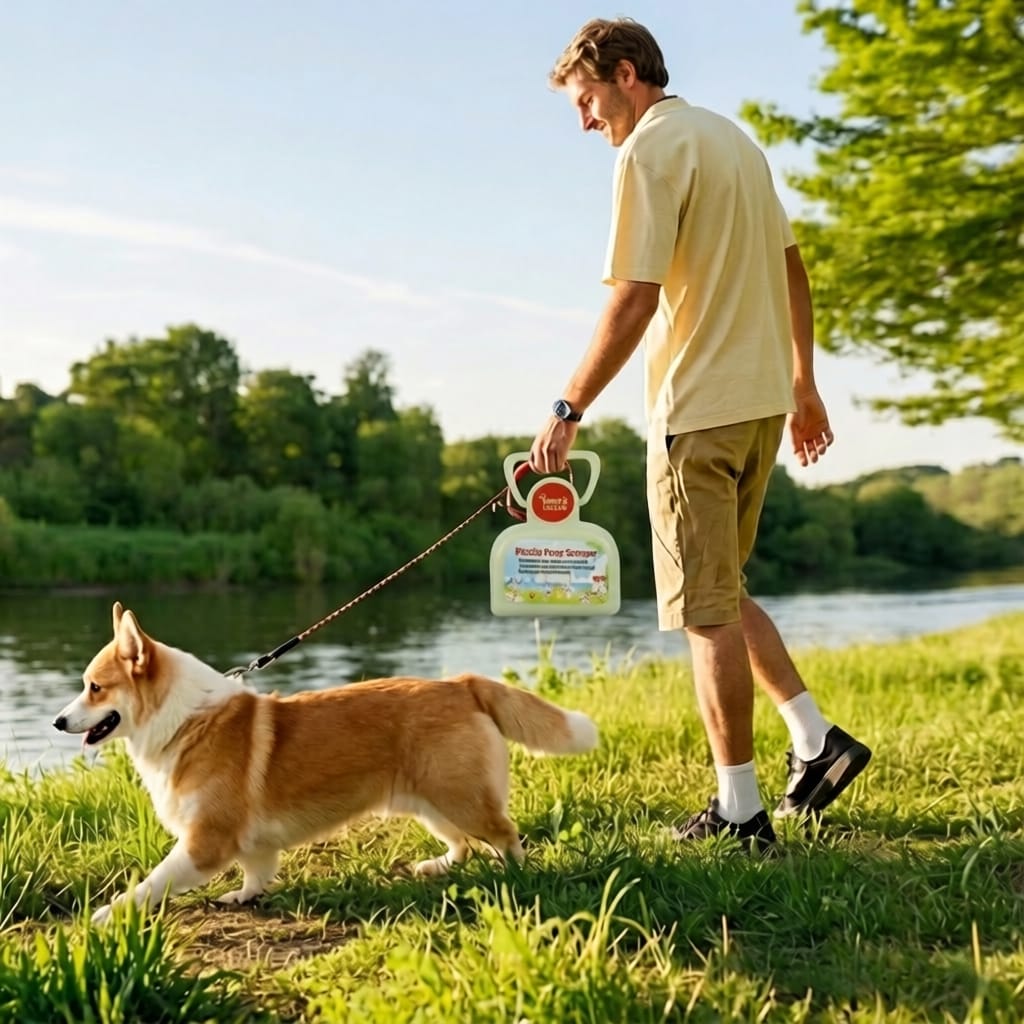 Pure Tails Pet Care Combo – Poop Scooper, Potty Training Spray & Chew Stopper Spray for Dogs and Cats