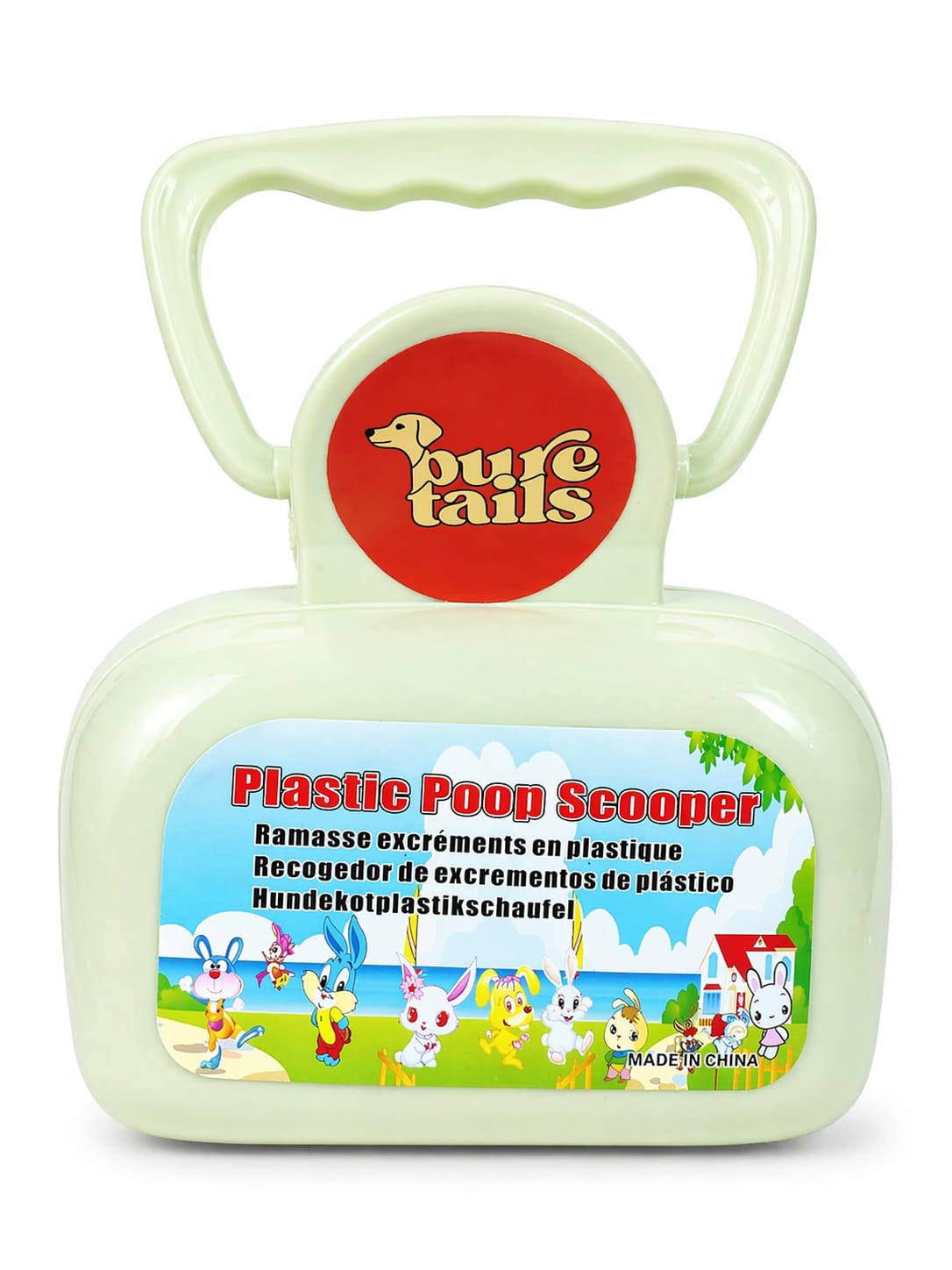 Pure Tails Pet Care Combo – Poop Scooper, Potty Training Spray & Chew Stopper Spray for Dogs and Cats